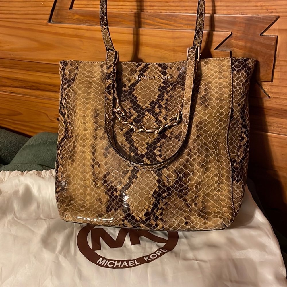 Michael Kors Snake Skin Bag
